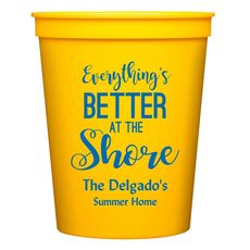 Everything's Better at the Shore Stadium Cups