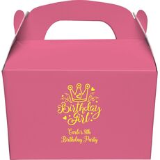 Birthday Girl Gable Favor Boxes