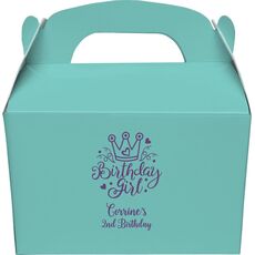 Birthday Girl Gable Favor Boxes