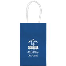Life is Better at the Mountains Medium Twisted Handled Bags