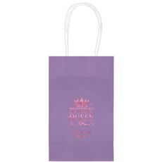 Birthday Queen Medium Twisted Handled Bags
