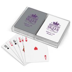 Birthday Queen Double Deck Playing Cards