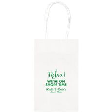 Relax We're On Shore Time Medium Twisted Handled Bags