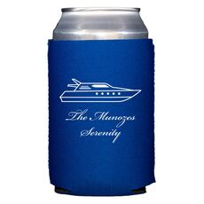Outlined Yacht Collapsible Koozies