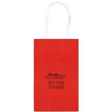 Outlined Yacht Medium Twisted Handled Bags