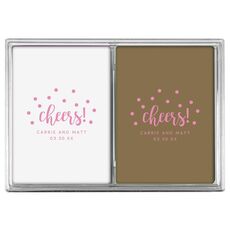 Confetti Dots Cheers Double Deck Playing Cards