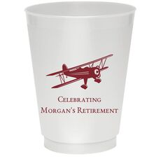Biplane Colored Shatterproof Cups