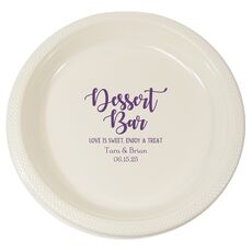 Dessert Bar Plastic Plates
