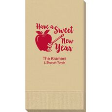 Have a Sweet New Year Guest Towels