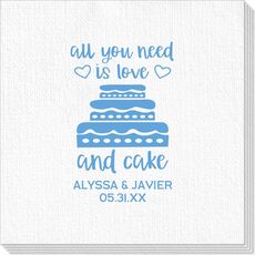 All You Need Is Love and Cake Deville Napkins