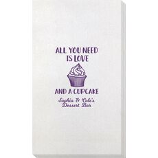 All You Need Is Love and a Cupcake Bamboo Luxe Guest Towels