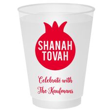 Shanah Tovah Pomegranate Shatterproof Cups