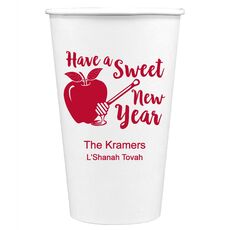 Have a Sweet New Year Paper Coffee Cups
