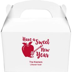 Have a Sweet New Year Gable Favor Boxes