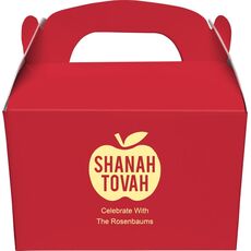Shanah Tovah Apple Gable Favor Boxes
