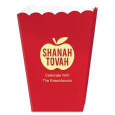 Shanah Tovah Apple Mini Popcorn Boxes
