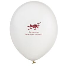 Biplane Latex Balloons