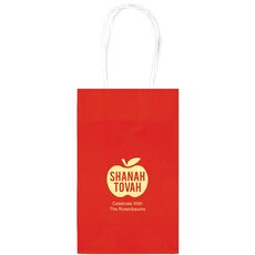 Shanah Tovah Apple Medium Twisted Handled Bags