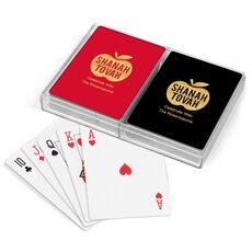 Shanah Tovah Apple Double Deck Playing Cards