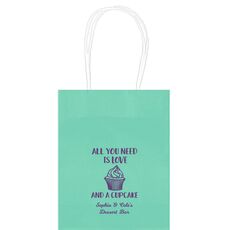 All You Need Is Love and a Cupcake Mini Twisted Handled Bags