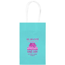 All You Need Is Love and Cake Medium Twisted Handled Bags