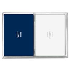 Commonwealth Monogram Double Deck Playing Cards