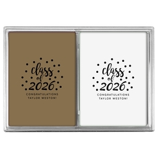 Class of Confetti Dots Double Deck Playing Cards