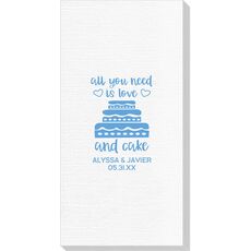 All You Need Is Love and Cake Deville Guest Towels
