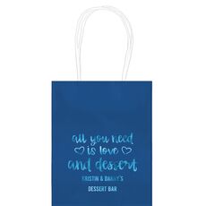 All You Need Is Love and Dessert Mini Twisted Handled Bags