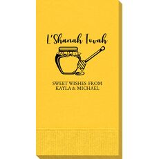 L'Shanah Tovah Honey Pot Guest Towels