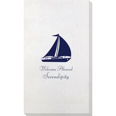 Large Sailboat Bamboo Luxe Guest Towels