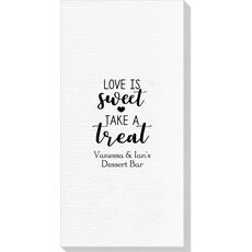 Love is Sweet Take a Treat Deville Guest Towels