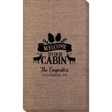 Welcome to Our Cabin Bamboo Luxe Guest Towels