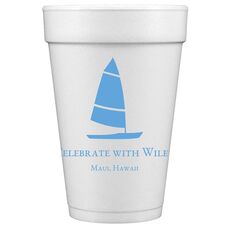 Windsurfer Styrofoam Cups