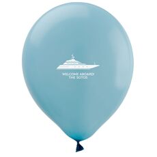 Big Yacht Latex Balloons