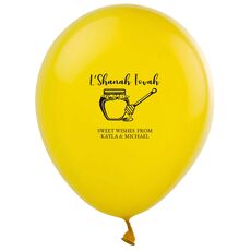 L'Shanah Tovah Honey Pot Latex Balloons