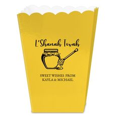 L'Shanah Tovah Honey Pot Mini Popcorn Boxes