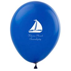 Large Sailboat Latex Balloons