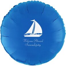 Large Sailboat Mylar Balloons