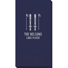 Skis and Poles Guest Towels