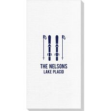 Skis and Poles Deville Guest Towels