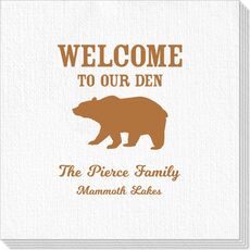 Welcome To Our Den Deville Napkins
