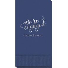 We're Engaged Guest Towels
