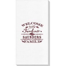 Welcome To Our Farmhouse Deville Guest Towels