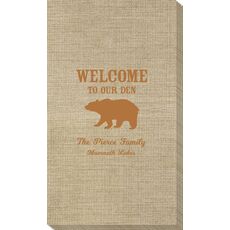 Welcome To Our Den Bamboo Luxe Guest Towels