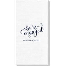 We're Engaged Deville Guest Towels