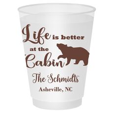 Life Is Better Up At The Cabin Shatterproof Cups