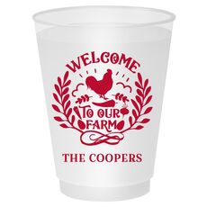 Welcome To Our Farm Shatterproof Cups