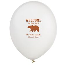 Welcome To Our Den Latex Balloons
