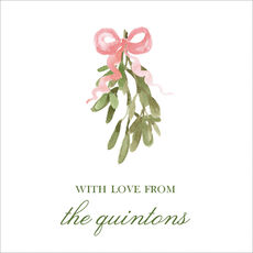 Mistletoe Wishes Flat Enclosure Cards